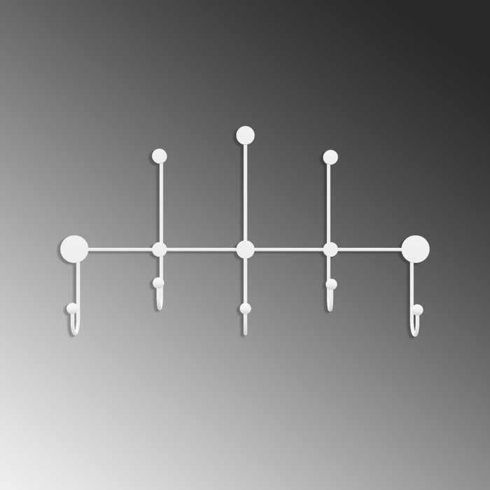 Wallity Iyon-B Gancho de pared metálico Blanco Wallity Iyon-B Gancho de pared metálico Blanco